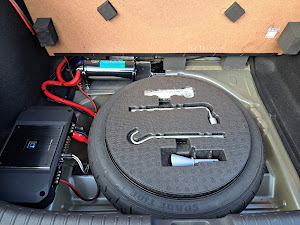 Two subwoofers installed